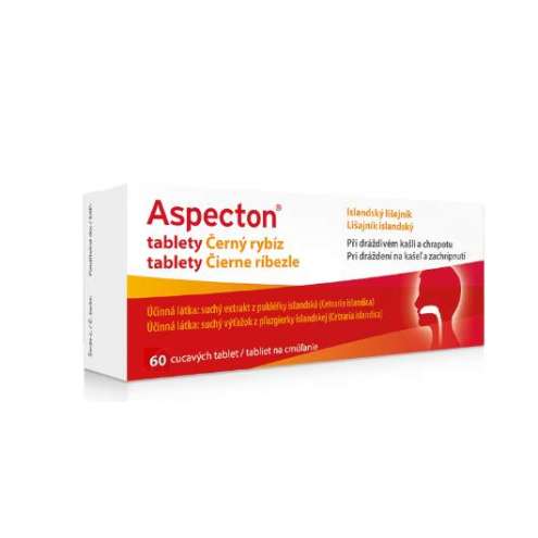 Aspecton tablets Black currant/Iceland lichen 60 pcs